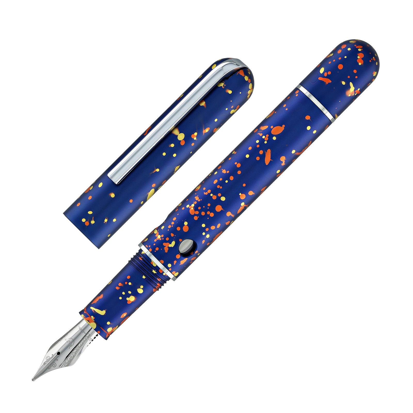Nahvalur Nautilus Fountain Pen in Fireworks - Medium - NEW in Original Box