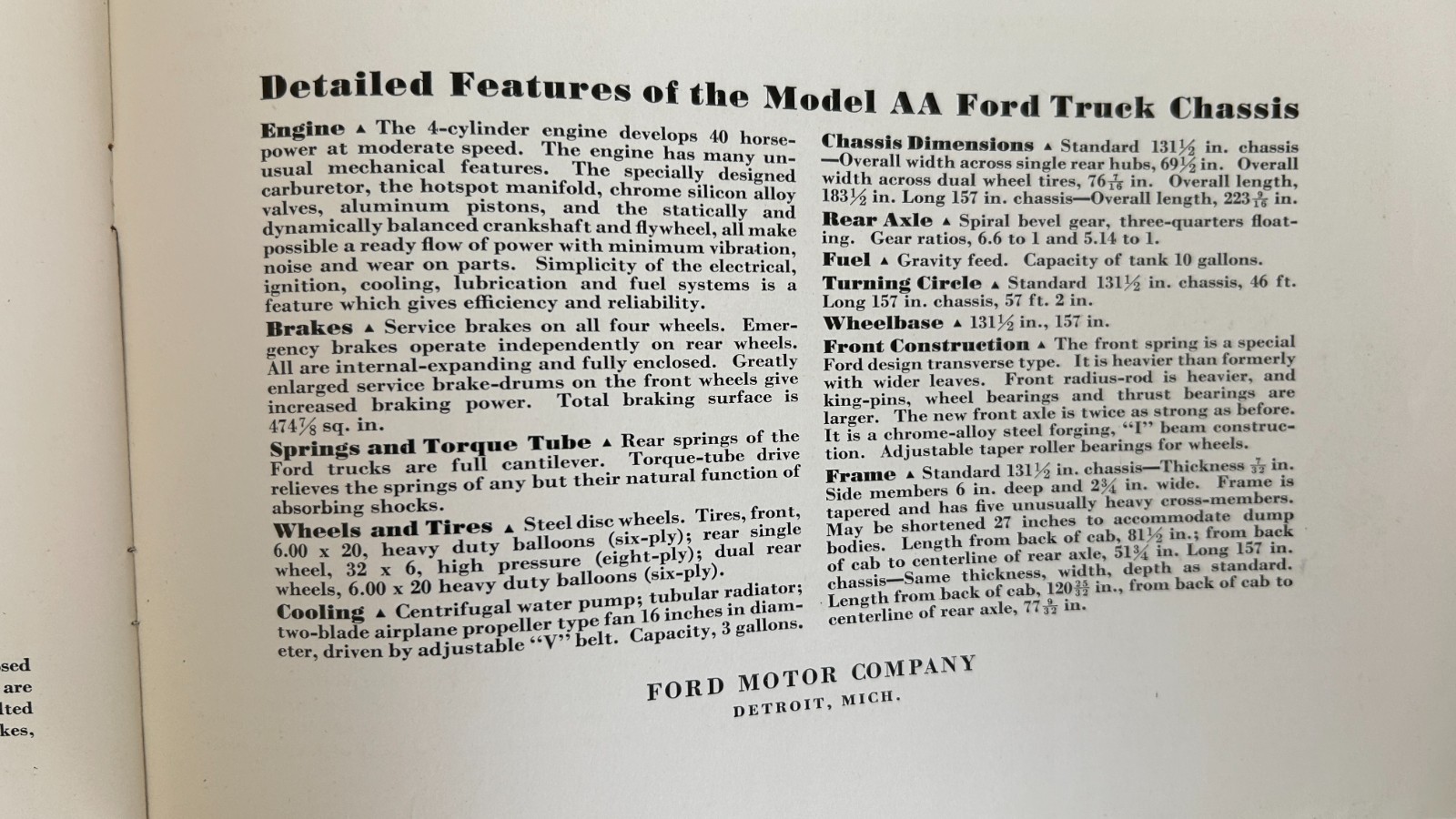 1930 Ford Model AA Truck Sales Brochure New Cabs Bodies Vintage Original 1930 Ford Model AA Truck Sales Brochure New Cabs Bodies Vintage Original
