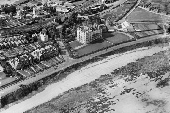 The Falmouth Hotel and environs Falmouth England 1930 OLD PHOTO 1