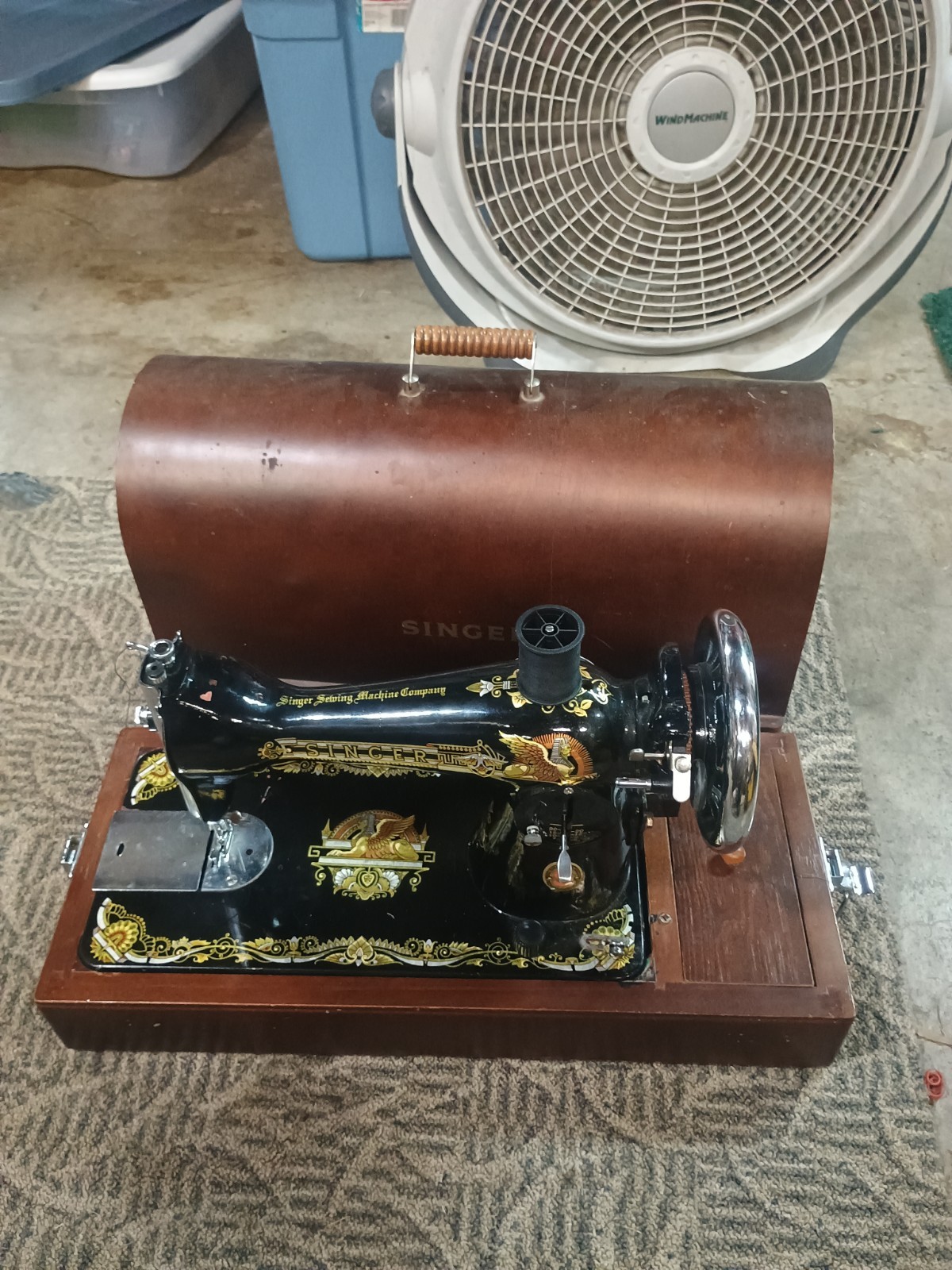 Beautiful Singer Egyptian Sewing Machine. Beautiful Singer Egyptian Sewing Machine.