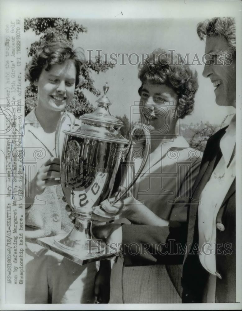 1961 Press Photo Mary Lowell, Mrs John Pennington, Marge Martin at Seattle golf