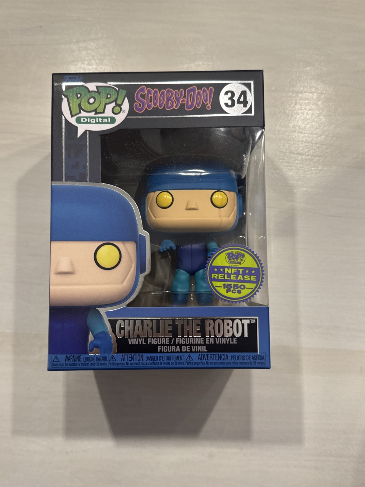 Funko Pop - Scooby Doo - Charlie the Robot (Digital Pop Release) #34 LE 1550
