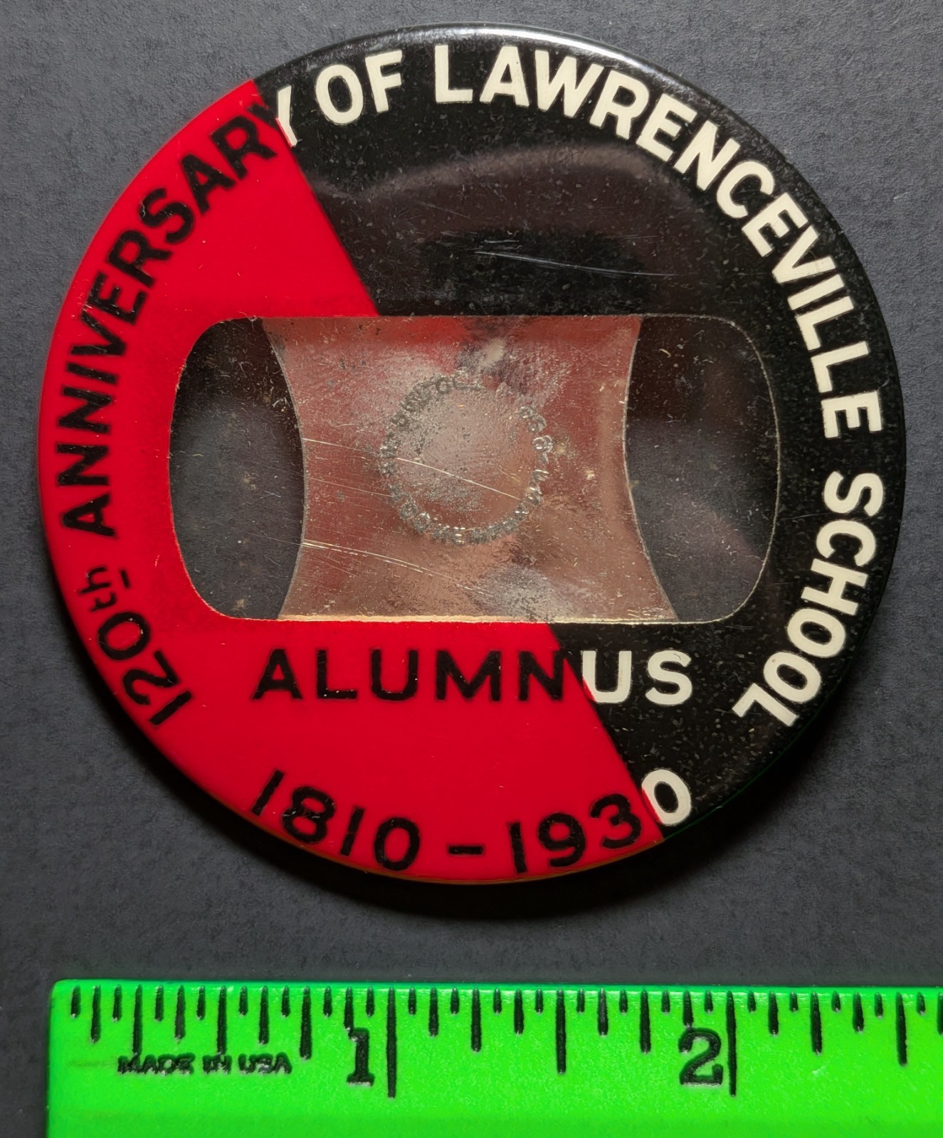 Vintage 1930 Lawrenceville School Alumni Pinback Pin Vintage 1930 Lawrenceville School Alumni Pinback Pin