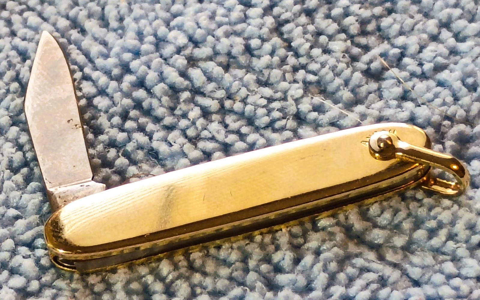 Vintage Anson Gold Filled Pocket WATCH Knife FOB Pendant IMPERIAL STAINLESS 1.5 Vintage Anson Gold Filled Pocket WATCH Knife FOB Pendant IMPERIAL STAINLESS 1.5