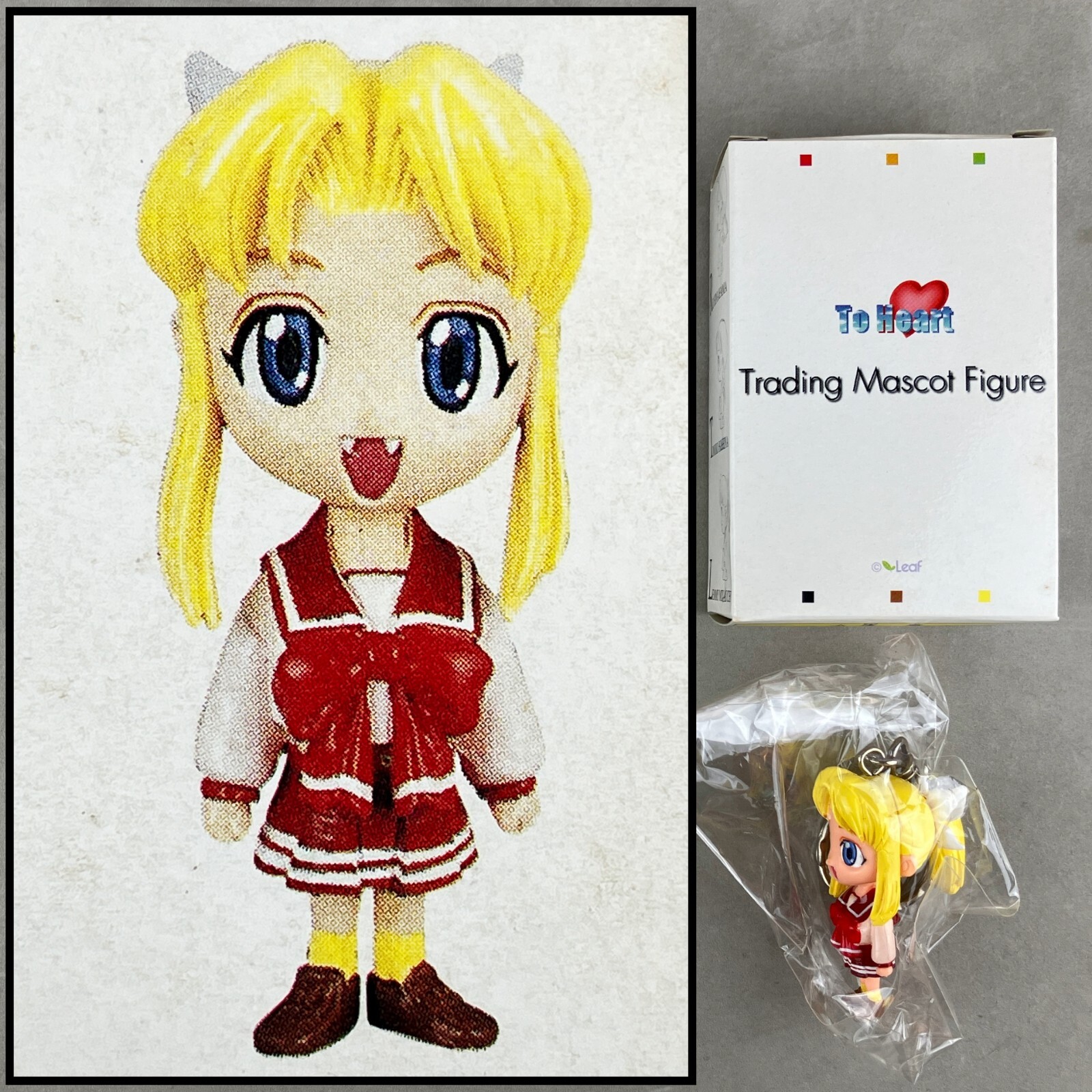 1998 TI Tokyo To Heart Miyauchi Lemmy Trading Mascot Anime Figure Keychain Japan