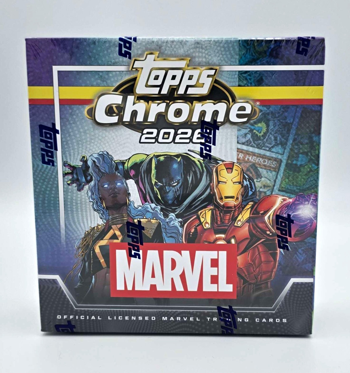 2026 Topps Chrome Marvel Sealed Mega Box Guaranteed Numbered Parallel