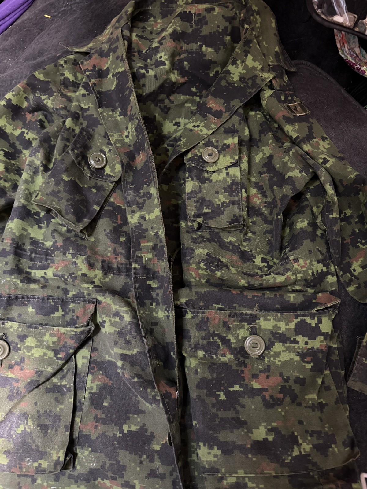 CADPAT Canadian Army Uniform Jacket Coat Shirt size XL or XXL? With Patch