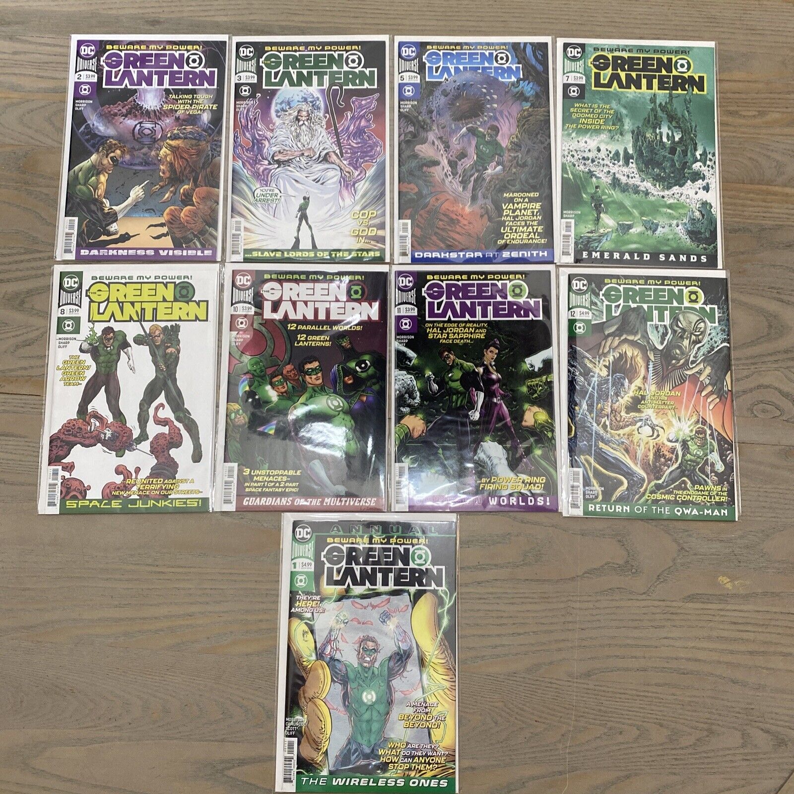 DC Green Lantern Beware My Power Lot of 9 Issues #2 3 5 7 8 10 11 12 + Annual