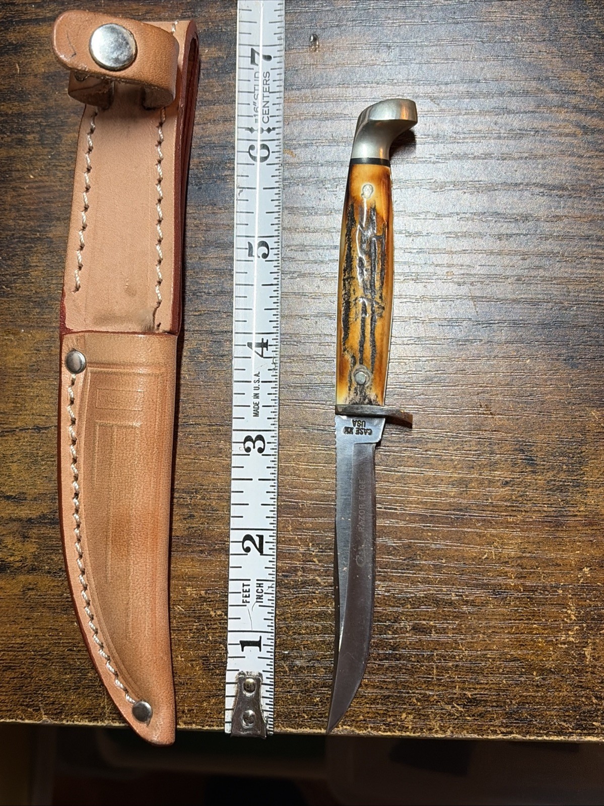 Vintage casexx usa 1965-69-M5F SSP  Knife And Sheath