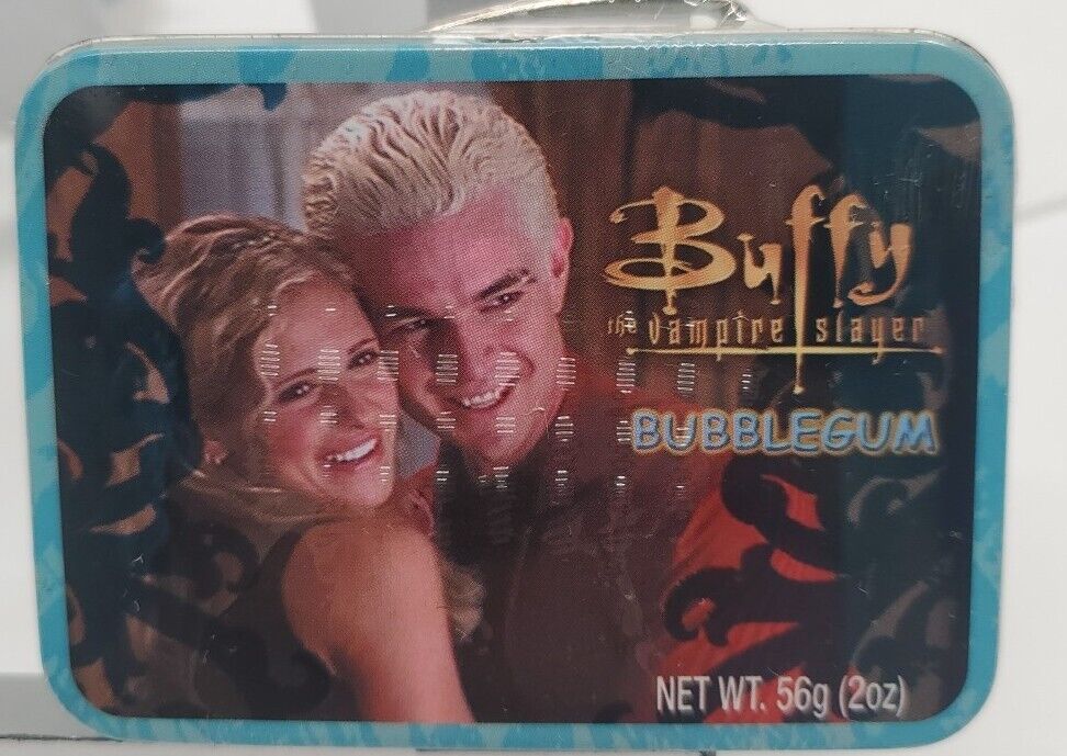 Buffy the Vampire Slayer Buffy Mini Lunchbox Bubble Gum Tin 2002 Dart SEALED