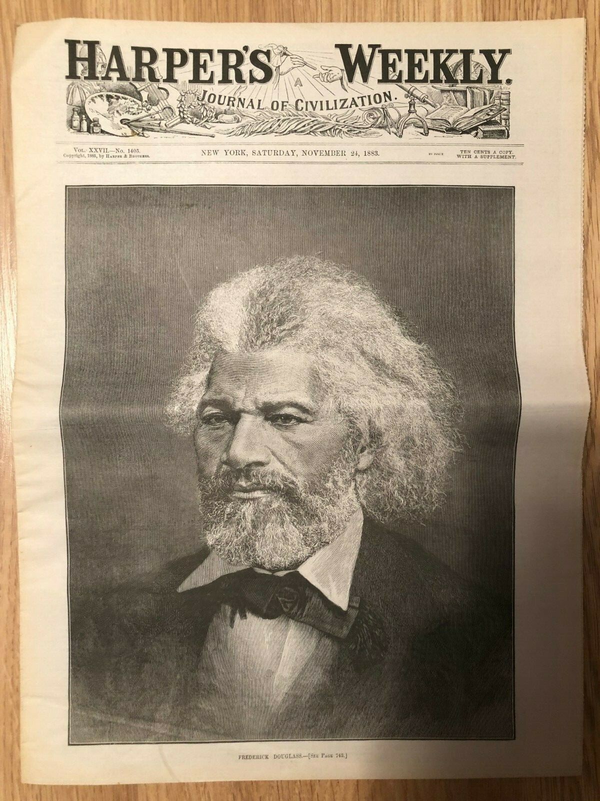 18831124 Harper\'s Weekly REPRINT November 24,1883