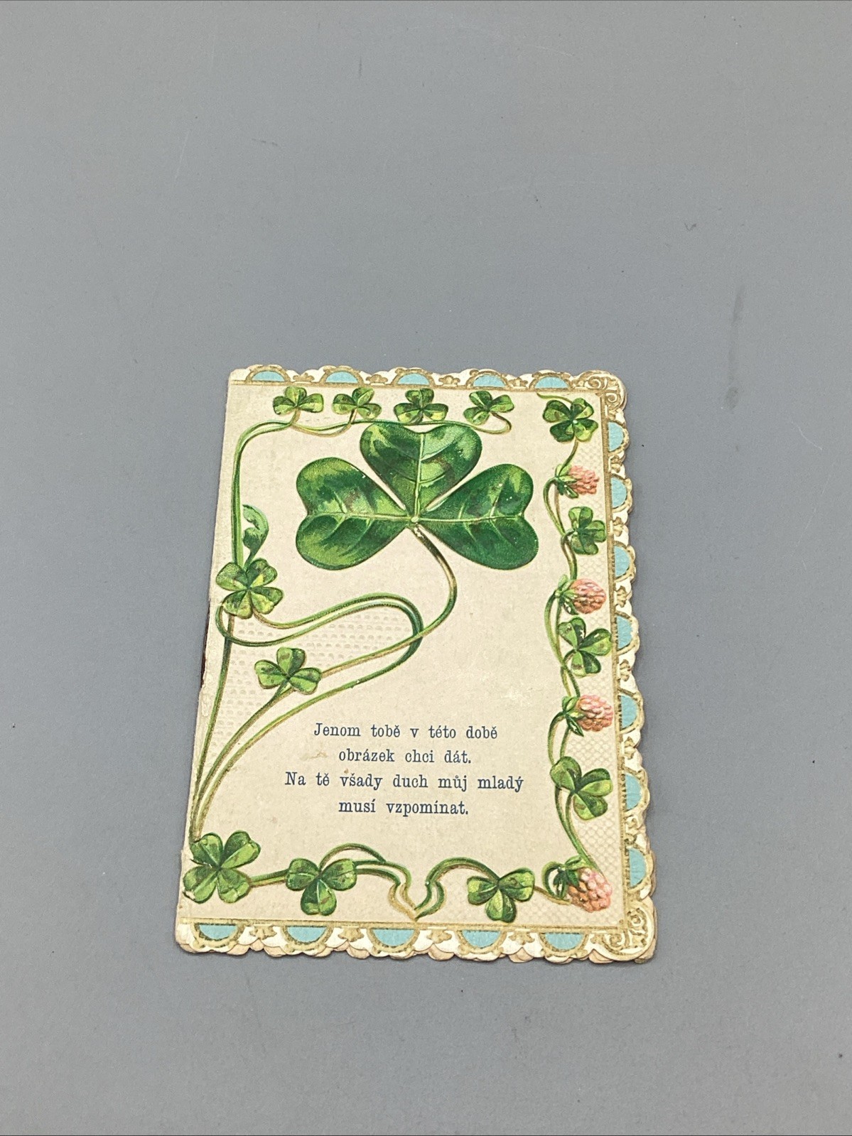 Early 1900’s Shamrock Themed Czech Religious Booklet *RARE* Early 1900’s Shamrock Themed Czech Religious Booklet *RARE*