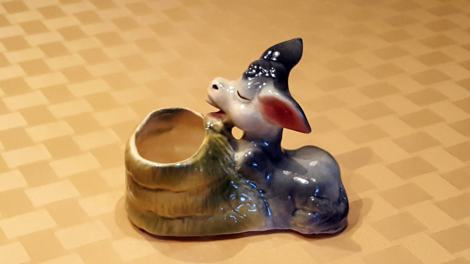 Vintage ‘Donkey’ Ceramic Planter