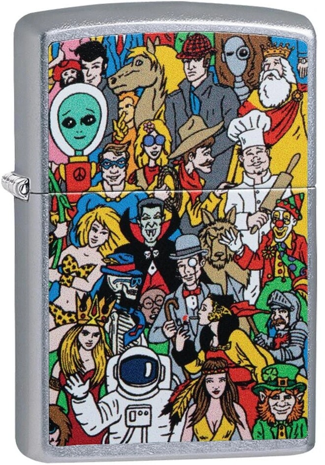 Zippo Where’s Windy, Waldo Search, Street Chrome NEW RARE Zippo Where’s Windy, Waldo Search, Street Chrome NEW RARE