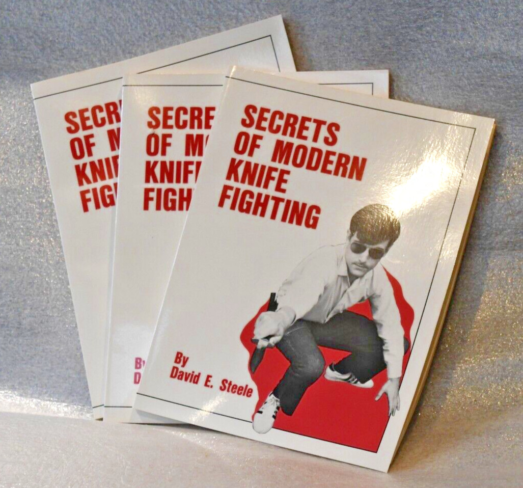 SECRETS OF MODERN KNIFE FIGHTING NEW 3 COPY SET