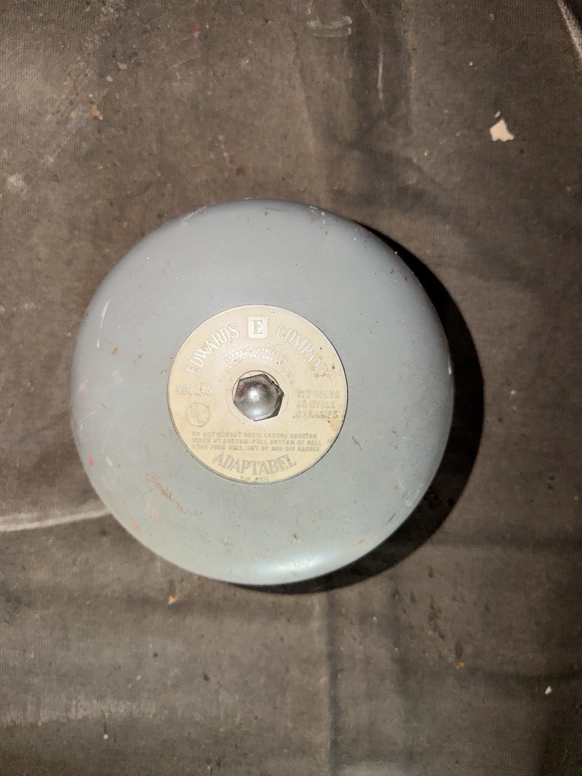 Vintage Fire Alarm, Edwards. 1980’s