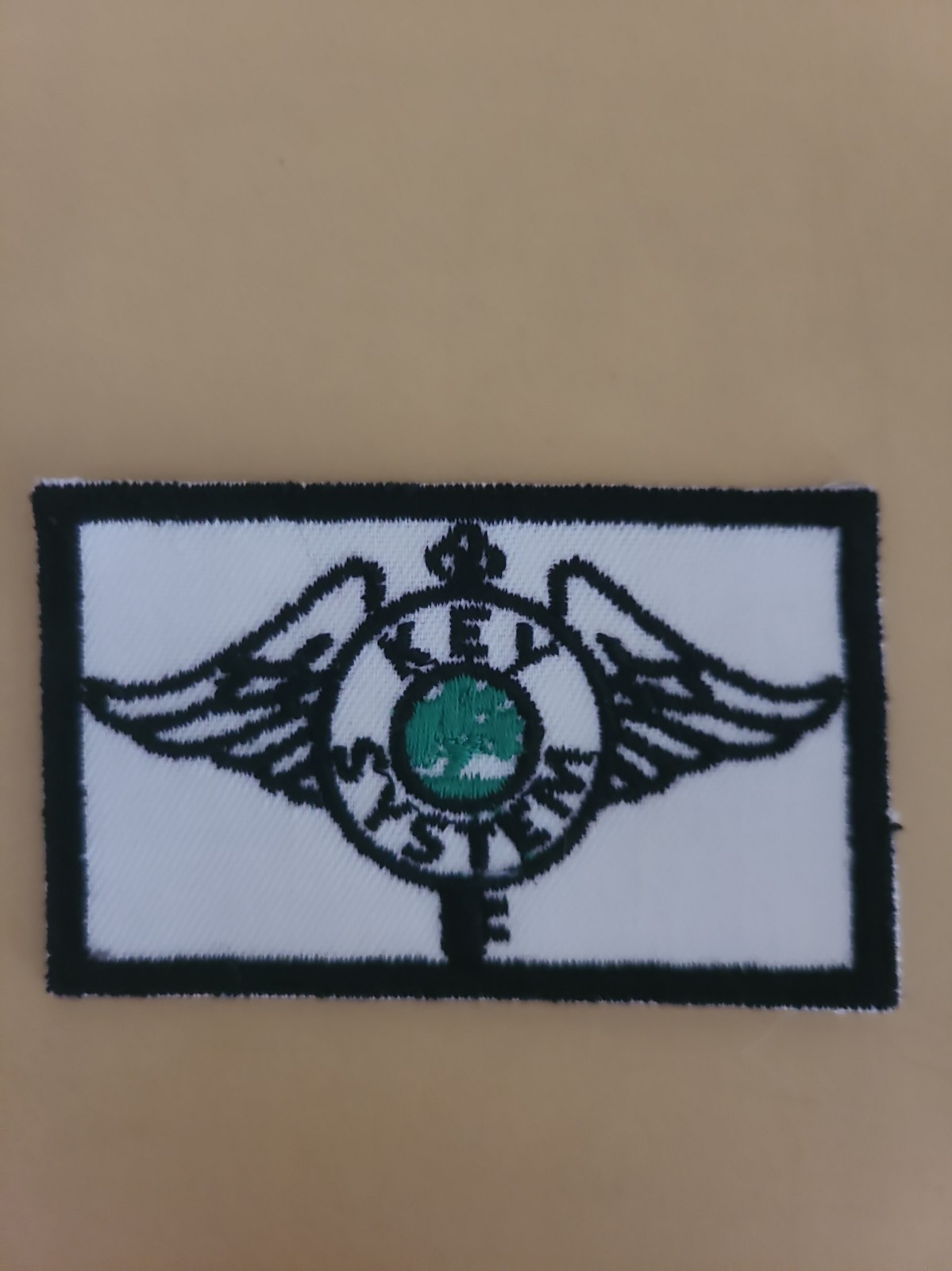 Key System Wings Railroad Embroidered Patch