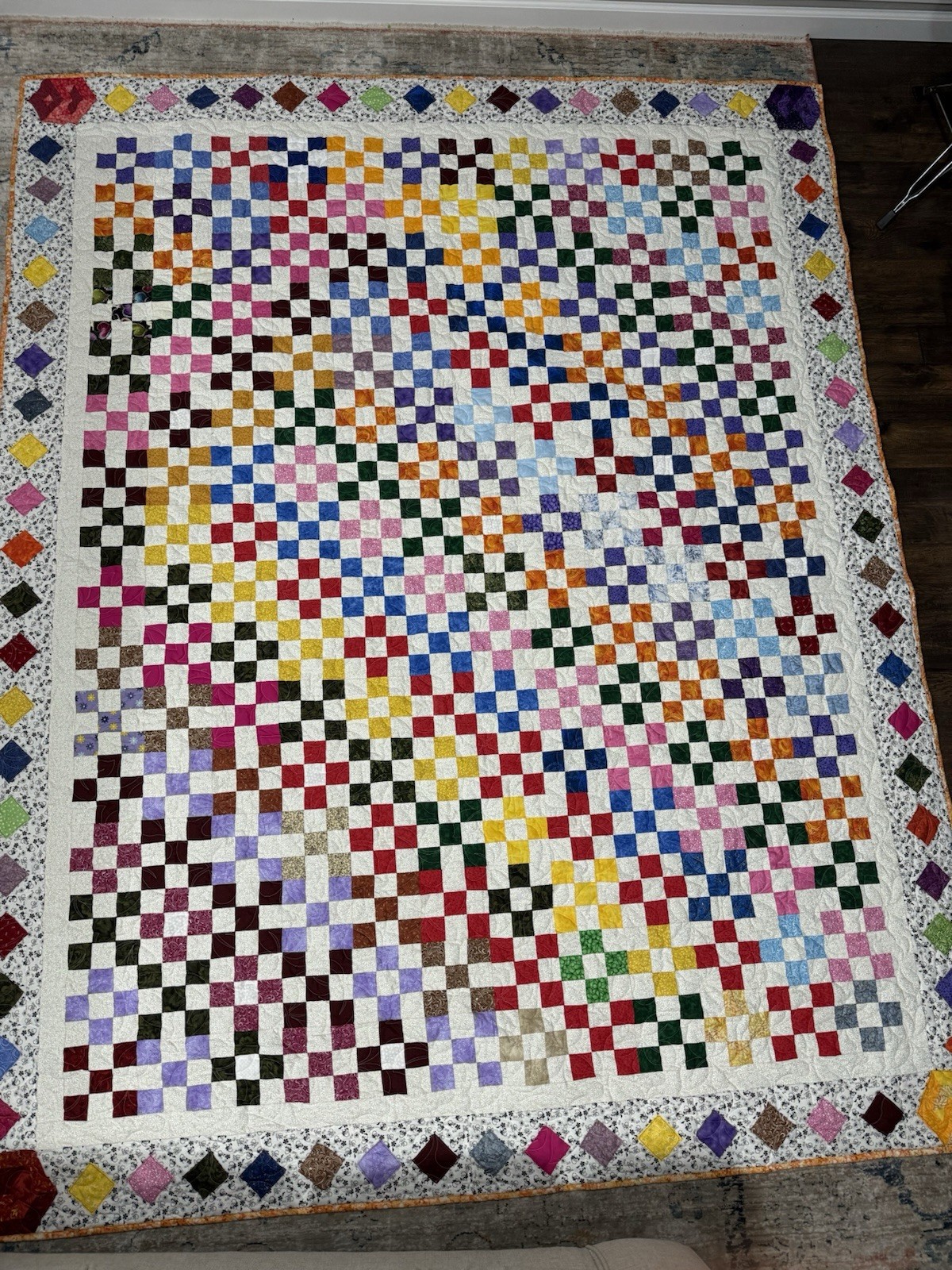 Queen Quilt Handcrafted By Master Quilter Sherman Smith