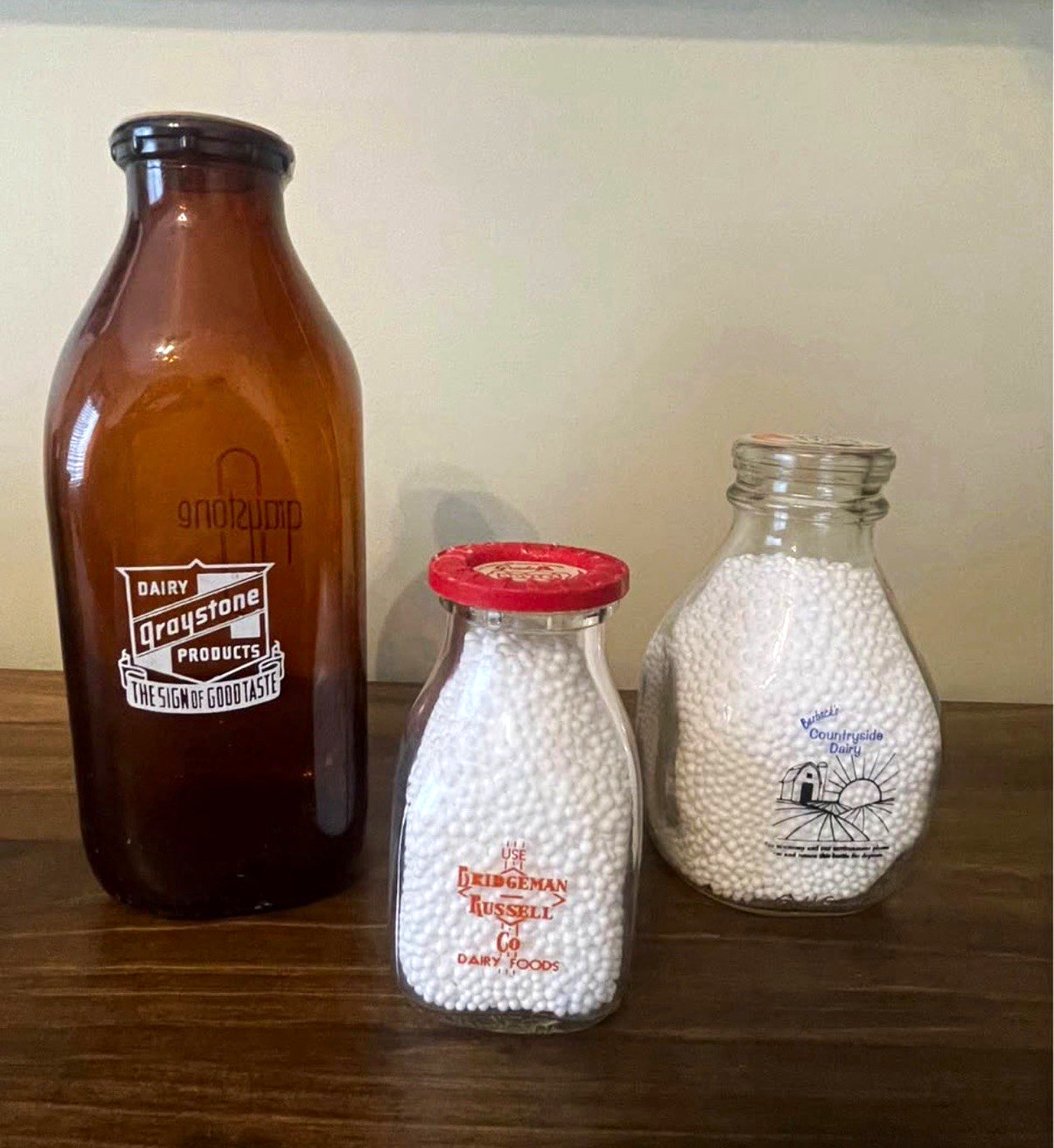 Vintage Dairy Milk Bottles - Lot 3