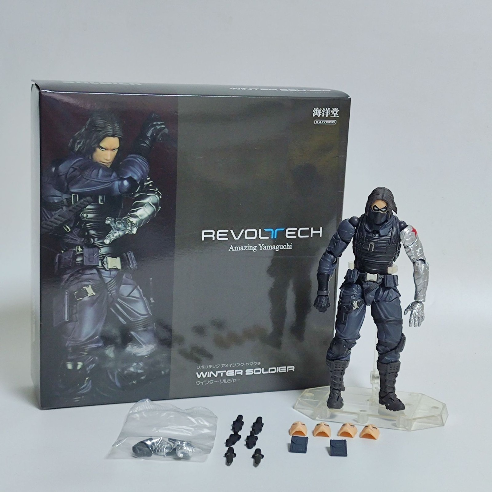Kaiyodo Amazing Yamaguchi Winter Soldier Marvel Revoltech Action Figure