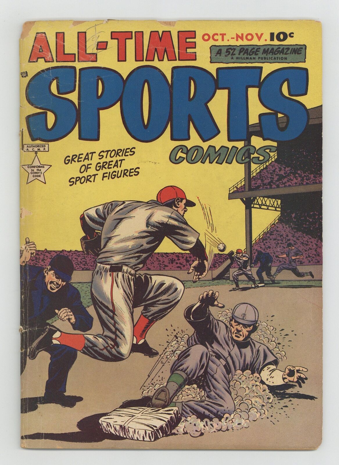 All Time Sports Comics #7 GD 2.0 1949