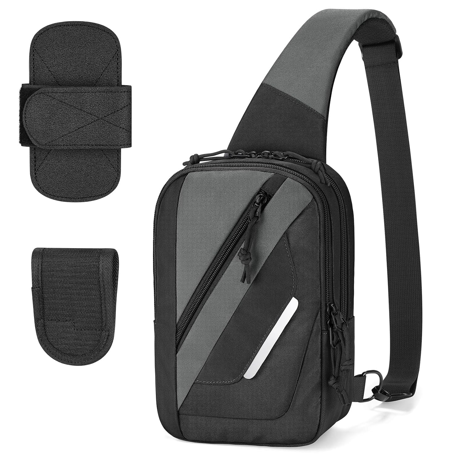 CVLIFE CCW Sling Bag for Men, Tactical EDC Concealed Carry Chest Pack