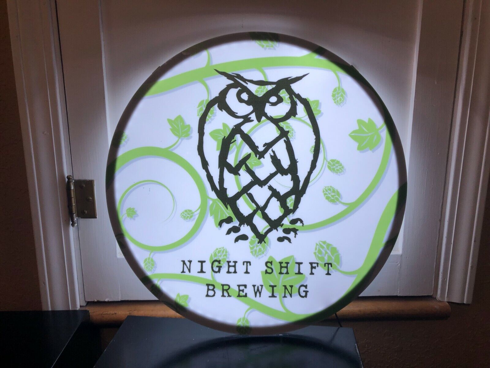 NIGHT SHIFT BREWING LED BEER BAR SIGN MAN CAVE GARAGE DECOR LIGHT BREWERY NEW