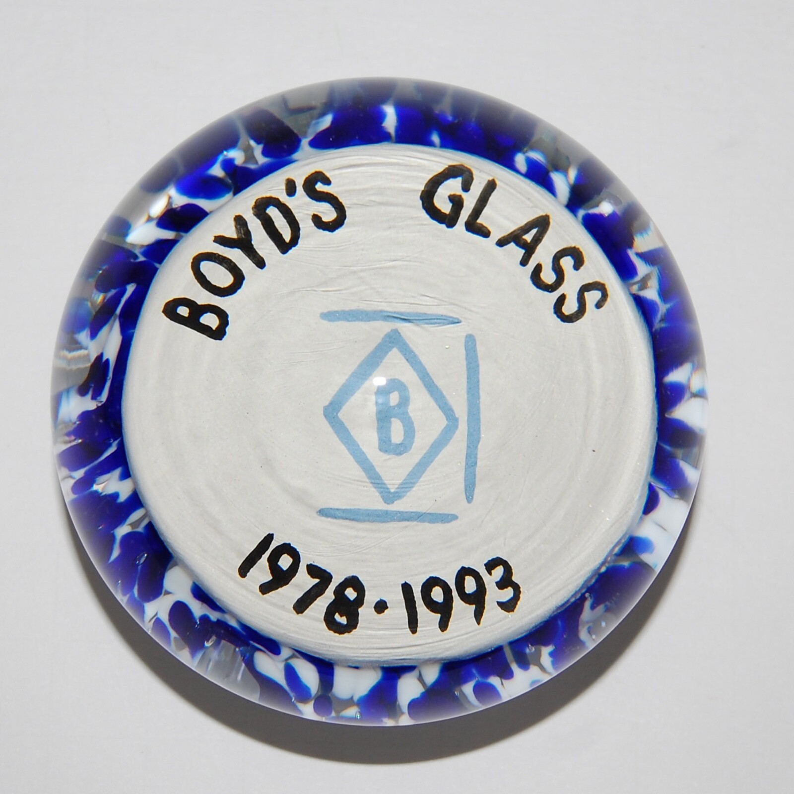 Rare BOYD ART GLASS 1978-1993 15th Anniversary 3\