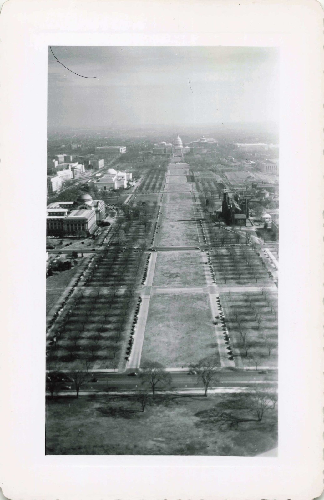 VTG Photo Washington D.C. USA Capitol National Mall Looking East