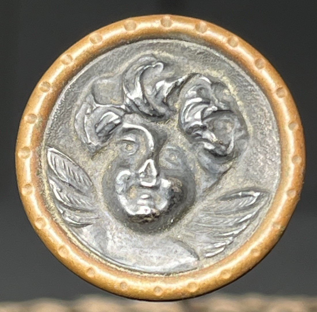 Antique Victorian Sterling Silver Cherub Hatpin Art Nouveau Angel Hat Pin 8” Lng