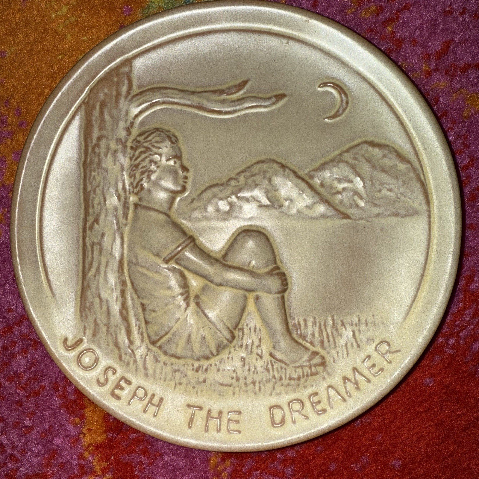 Joseph The Dreamer Frankoma Teenagers Of The Bible Plate Oklahoma Pottery 1981