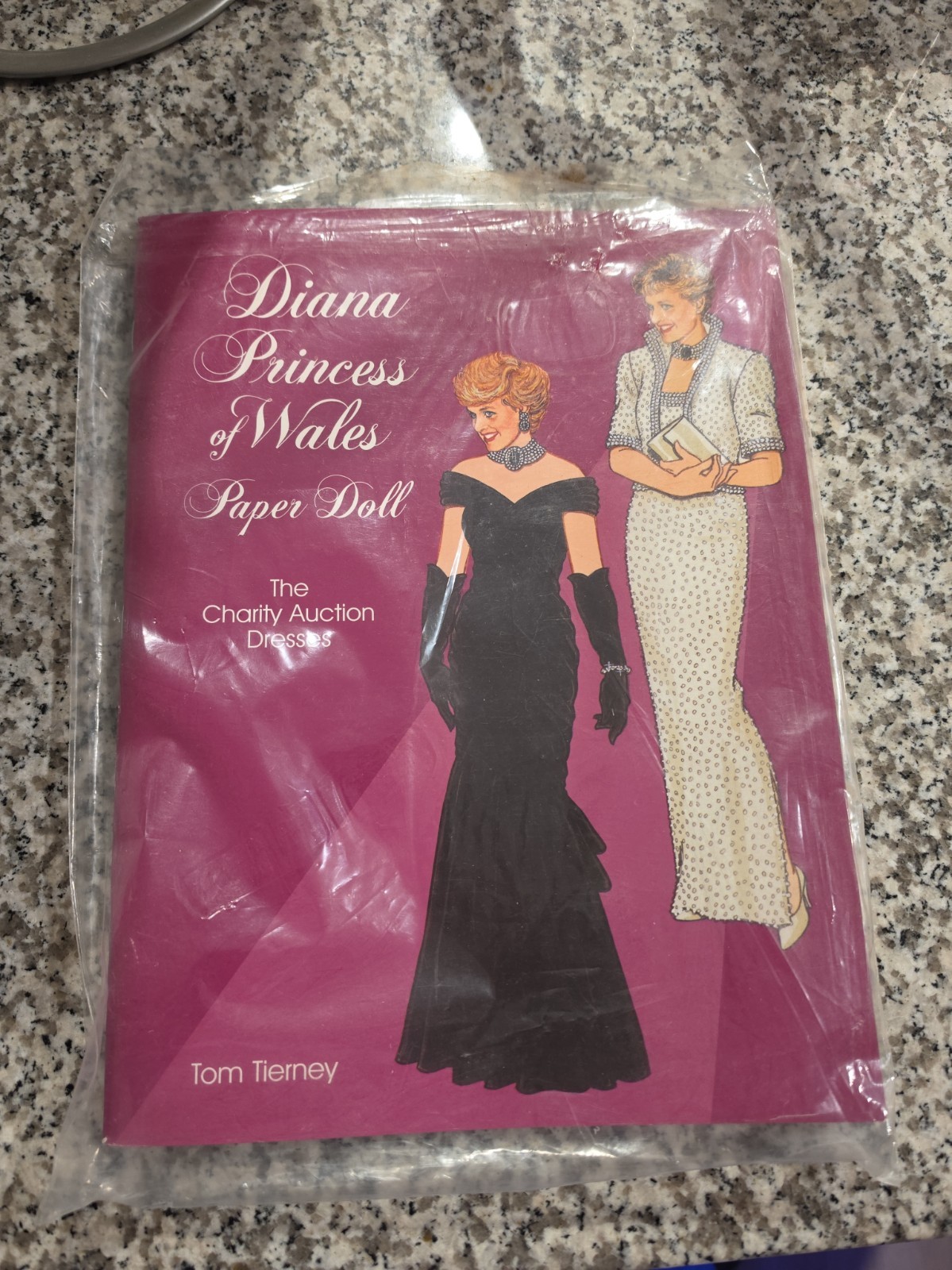 Diana Princess Of Wales Charity Auction Dresses Tom Tierney Paper Doll Book 1997