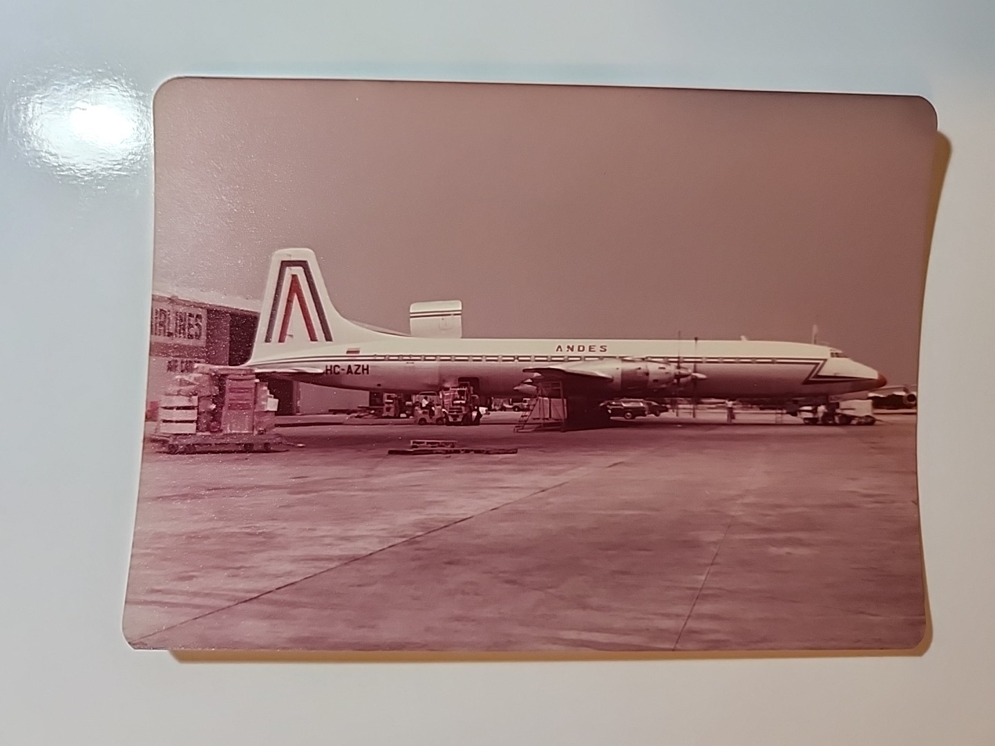 Andes Canadair HC-AZH Airline In Service Photograph