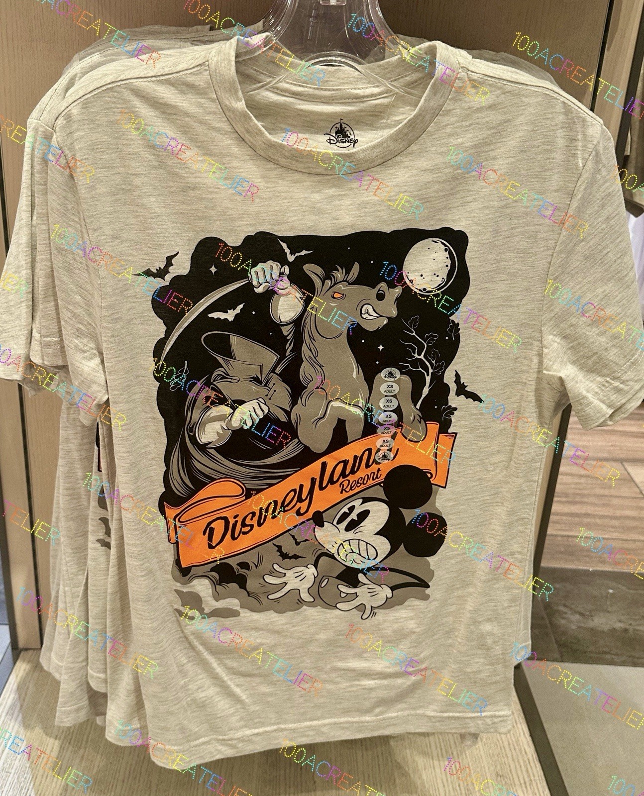 Disneyland Halloween 2026 Mickey Mouse & The Headless Horseman T-Shirt ALL SIZES
