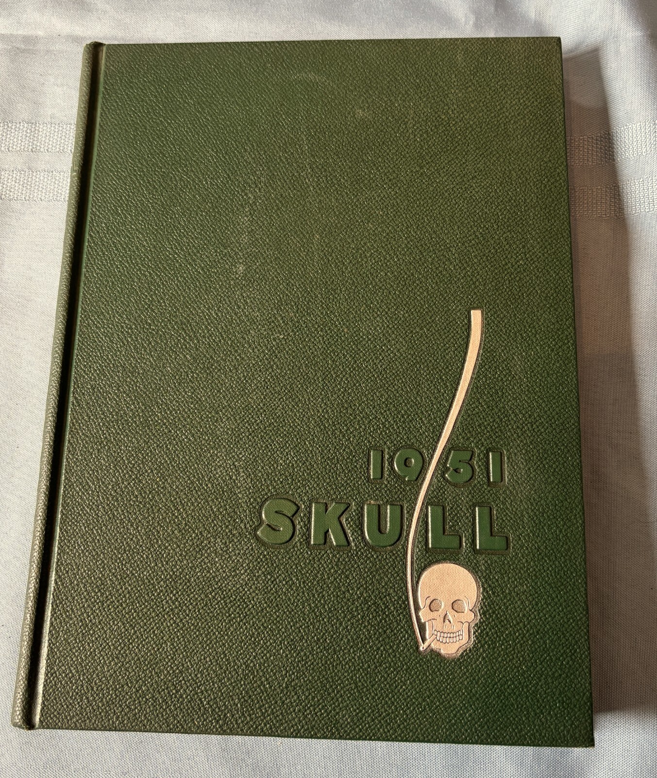 1951 Skull Temple University School of Medicine Yearbook HC Year Book