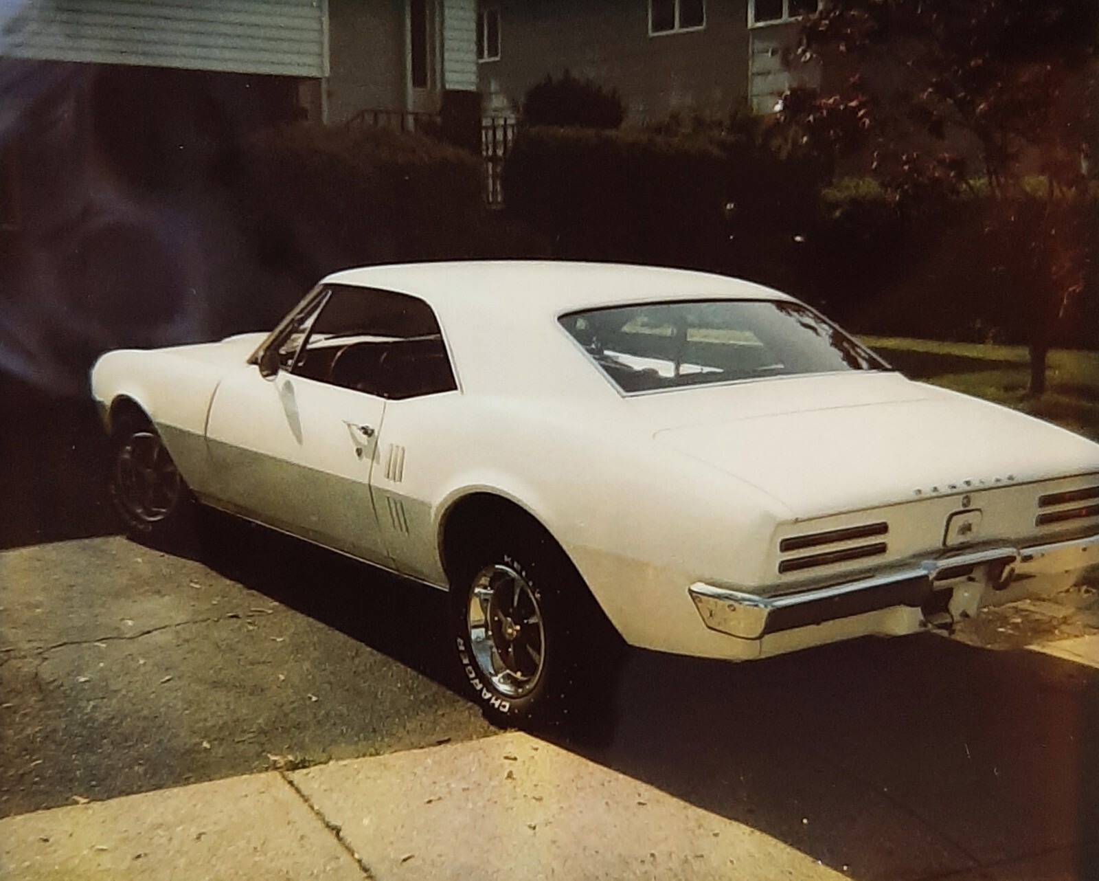 1967 PONTIAC FIREBIRD Vintage Original Polaroid Photo Muscle Car