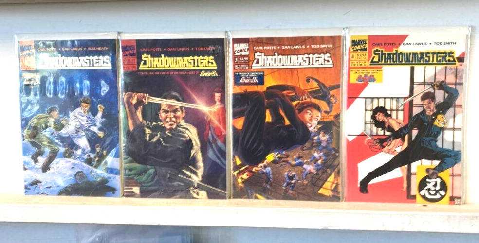 Shadowmasters #1, 2, 3, 4 complete set 1989 Marvel Comics  - Punisher