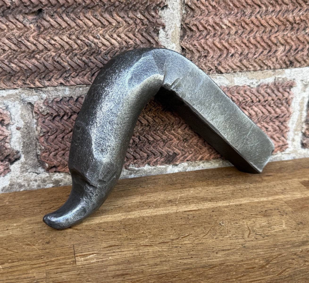 Vintage Unusual Lambs Tongue Swan Neck Hardy Stake Anvil Blacksmith Tool