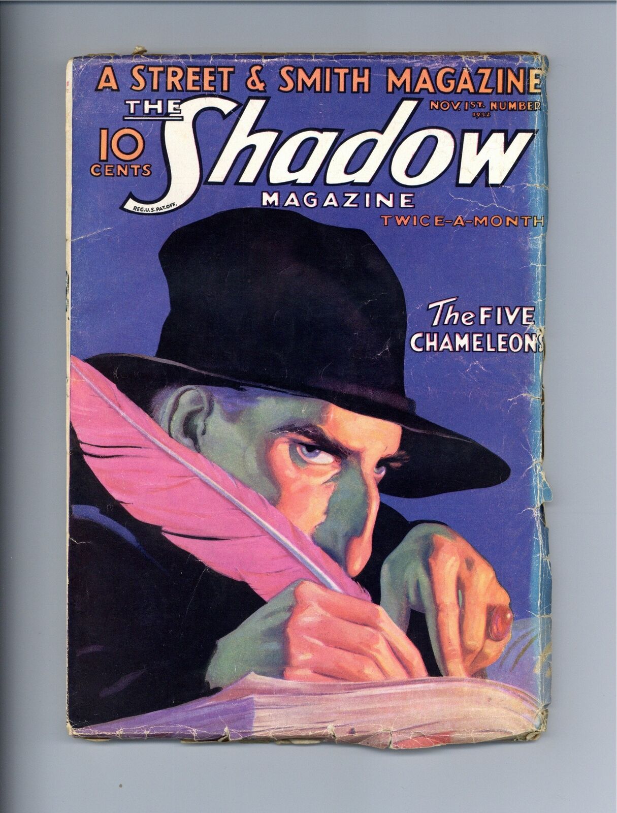 Shadow Pulp Nov 1 1932 Vol. 3 #5 VG