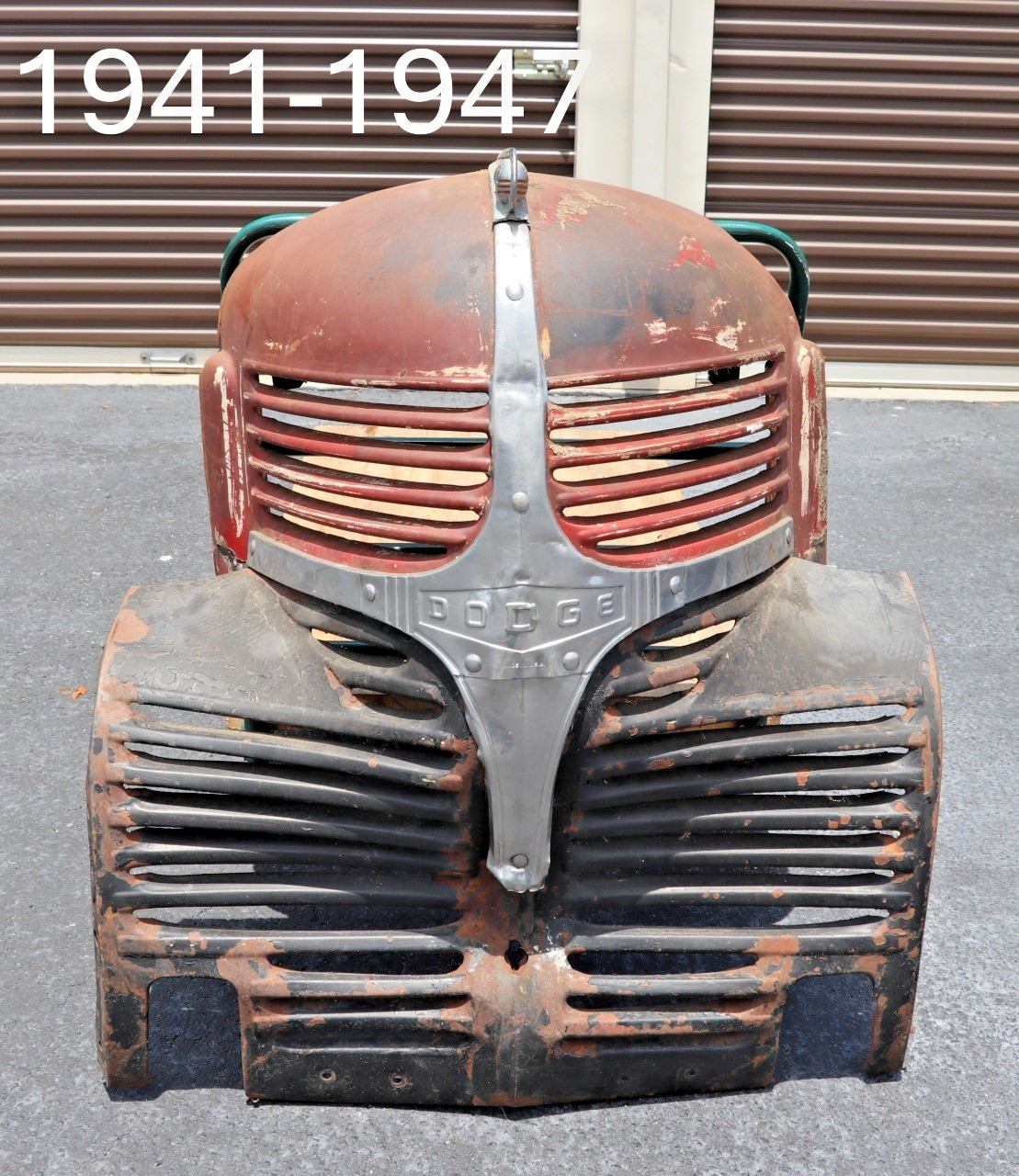 1941 - 1947 DODGE TRUCK PICKUP GRILLE, HOT ROD, HOOD ORNAMENT & CHROME, SCARCE