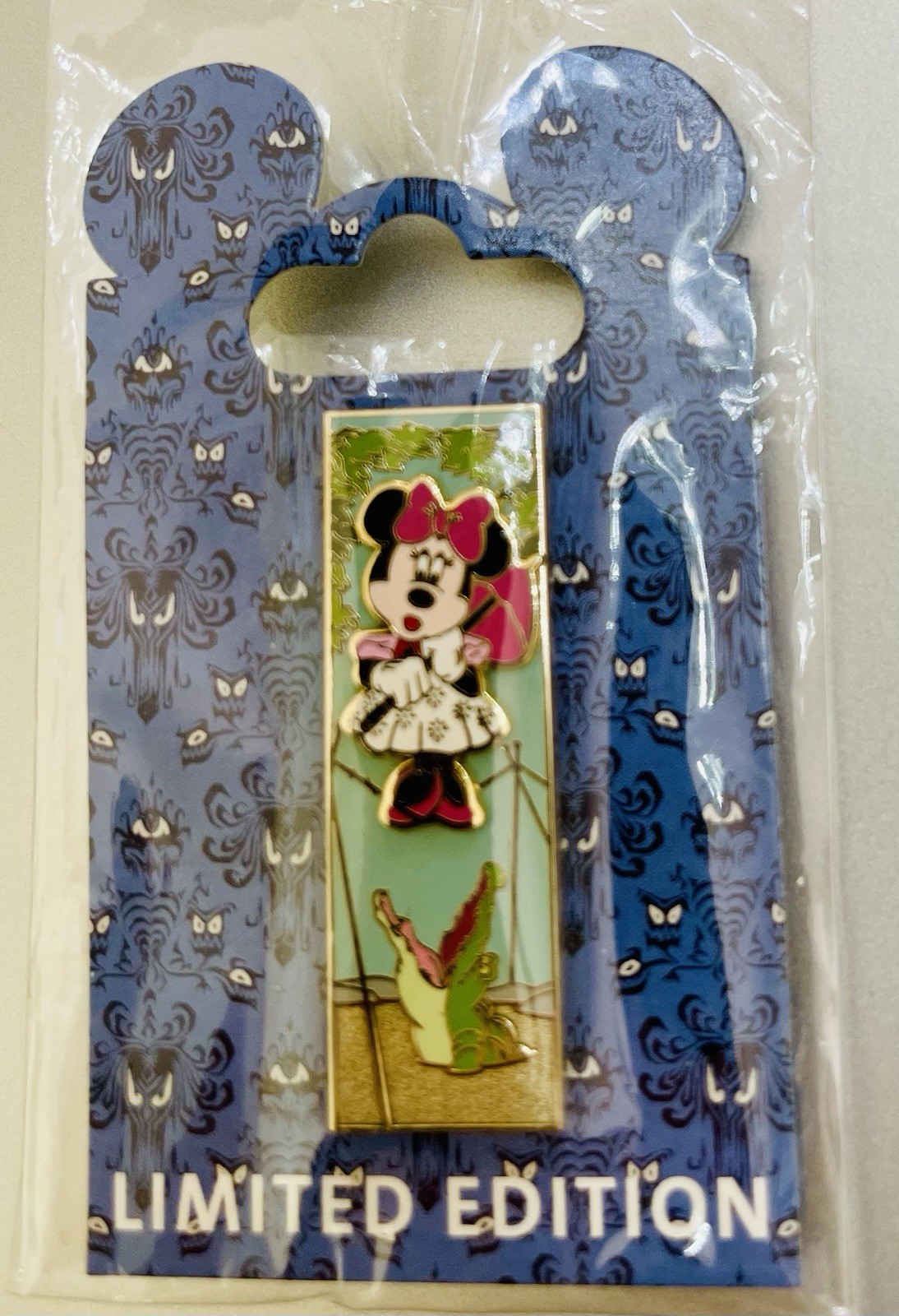 Disney WDI Minnie Mouse Stretching Room Pin LE Authentic MOC Rare