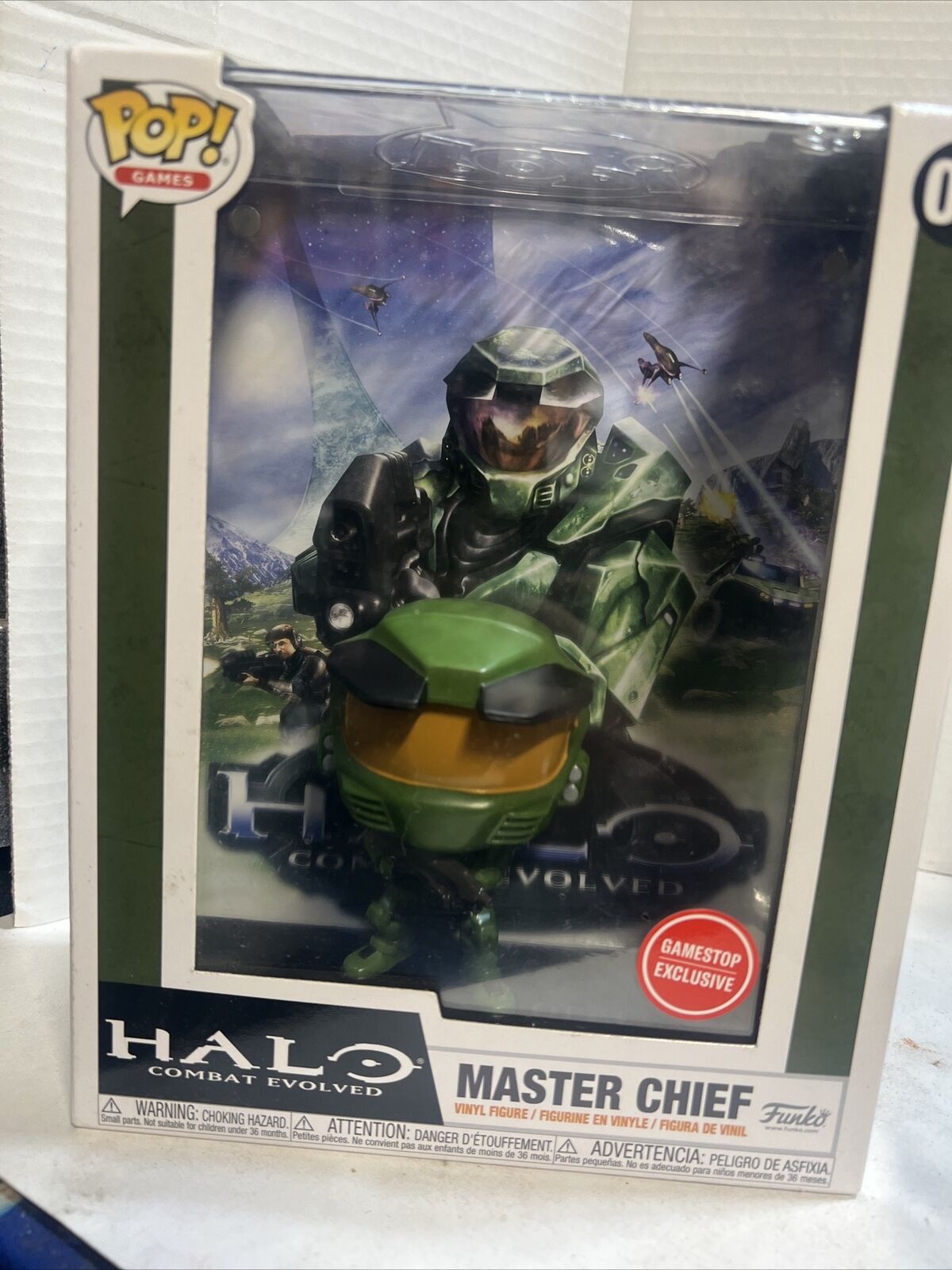Master Chief Gamestop Exclusive Halo Combat Evolved Funko POP Game Cover #04