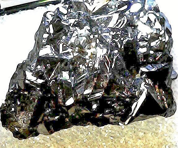 Pyrite & Sphalerite, Zacatecas, Mexico (J. Harris Coll) Y 25