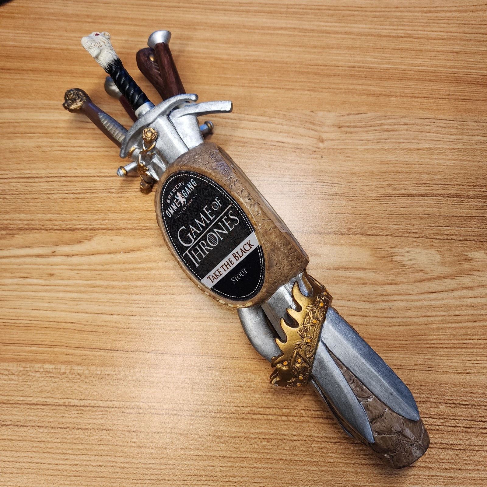 Brewery Ommegang Game Of Thrones Take The Black Stout Tap Handle