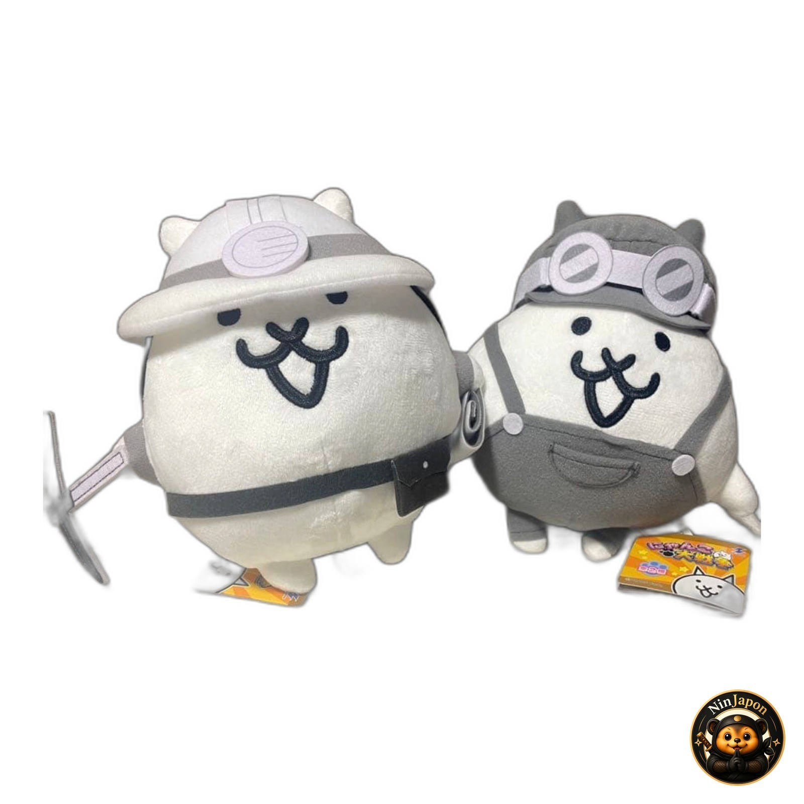 The Battle Cats Gamatoto & Ototo Plush Toy doll set of 2 JAPAN NEW 7in
