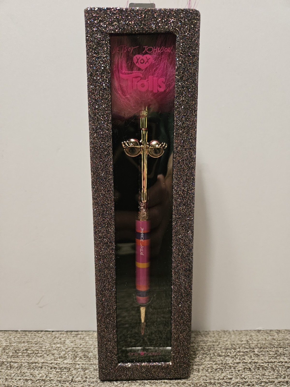 NIB RARE Betsey Johnson Trolls XOX Pen