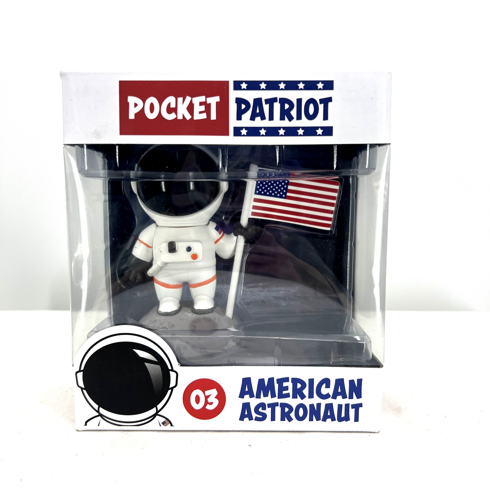 NEW Pocket Patriot American Astronaut Figurine Collectible Number 3