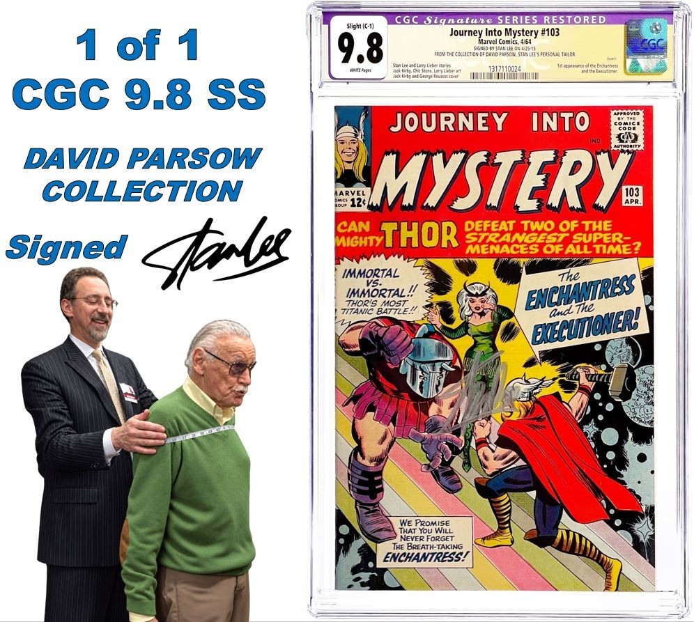 Journey into Mystery 103 CGC 9.8 SS Stan Lee Signed 1964 Marvel Comics Restored