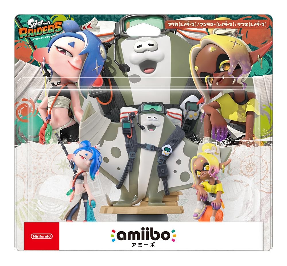 amiibo Splatoon Raiders amiibo Deep Cut Set Shiver Frye Big Man Switch 2 13+