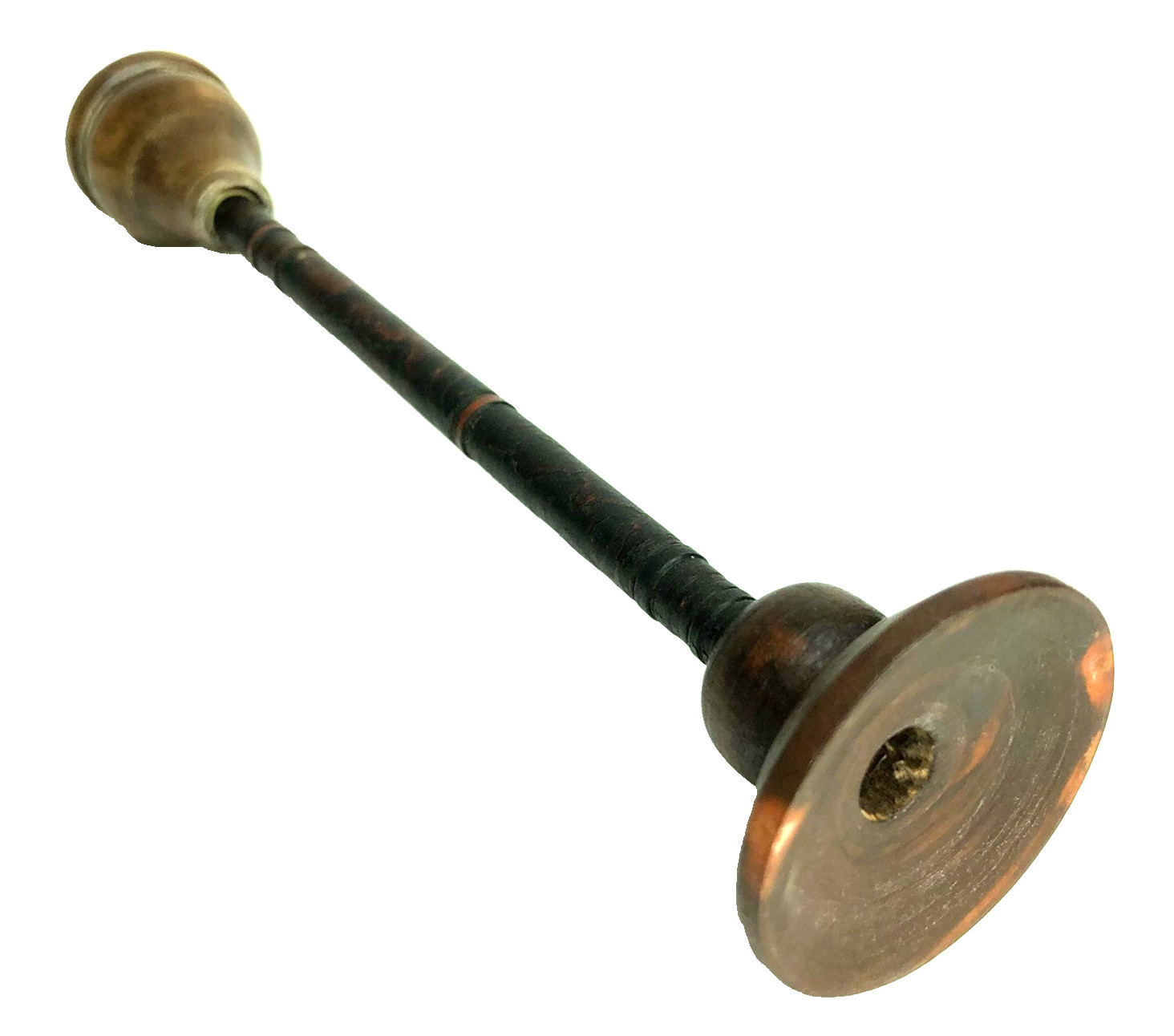 Antiq Wooden Stethoscope Acoustic Monaural Medical Doctor's Instrument 1890-1920